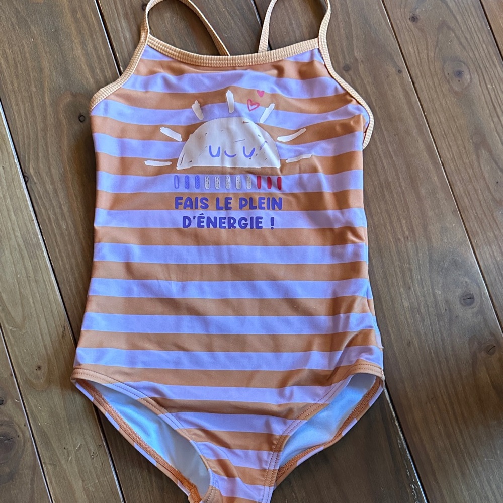 Souris Mini Sunny Stripes Kids Swim One Piece